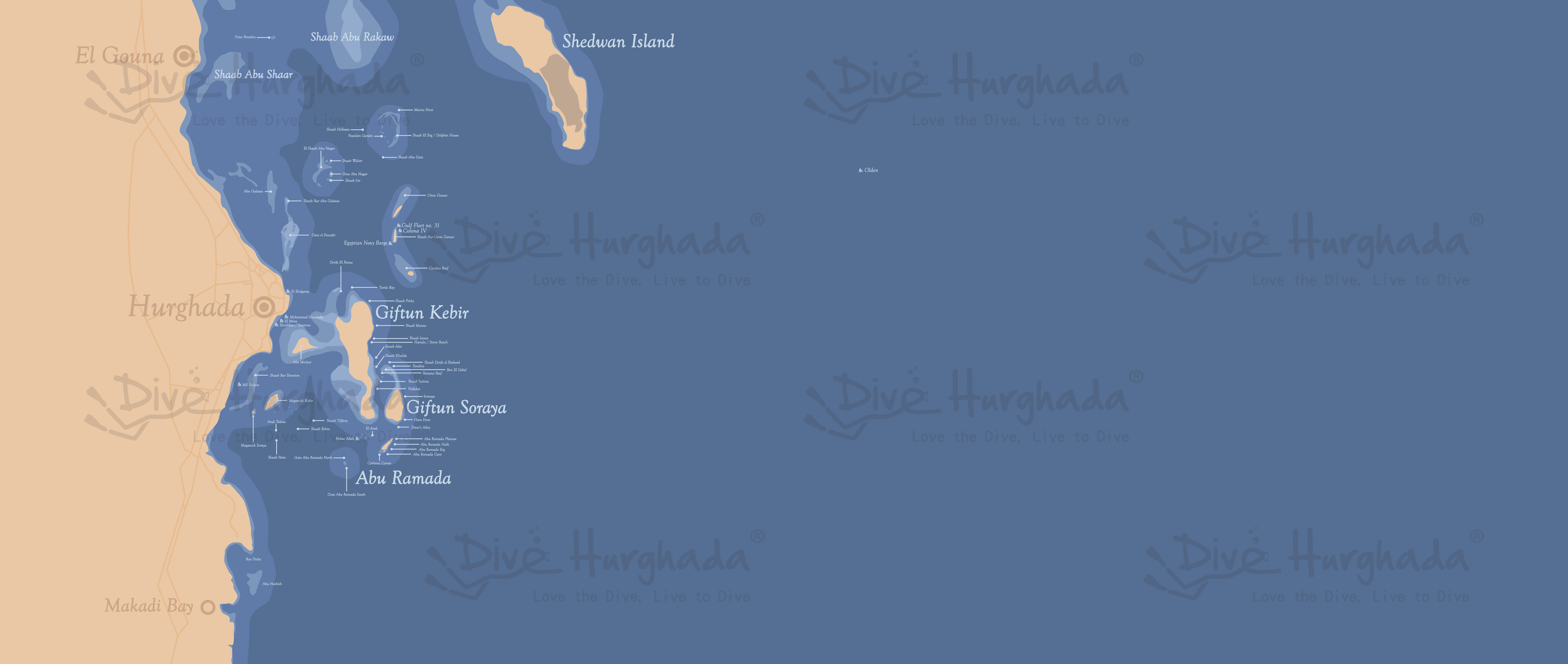 Hurghada- El Gouna Divesites and wrecks